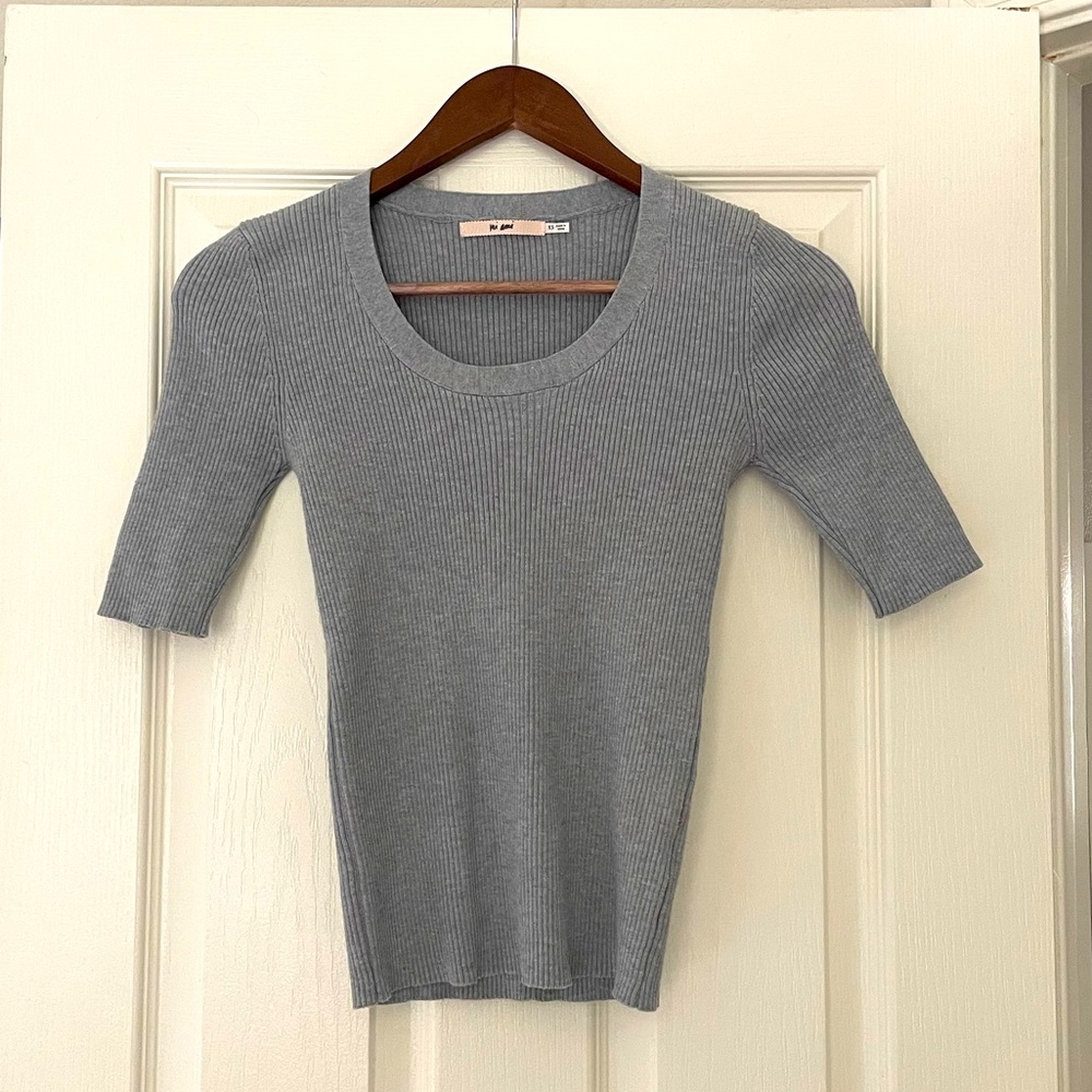 Gray sweater